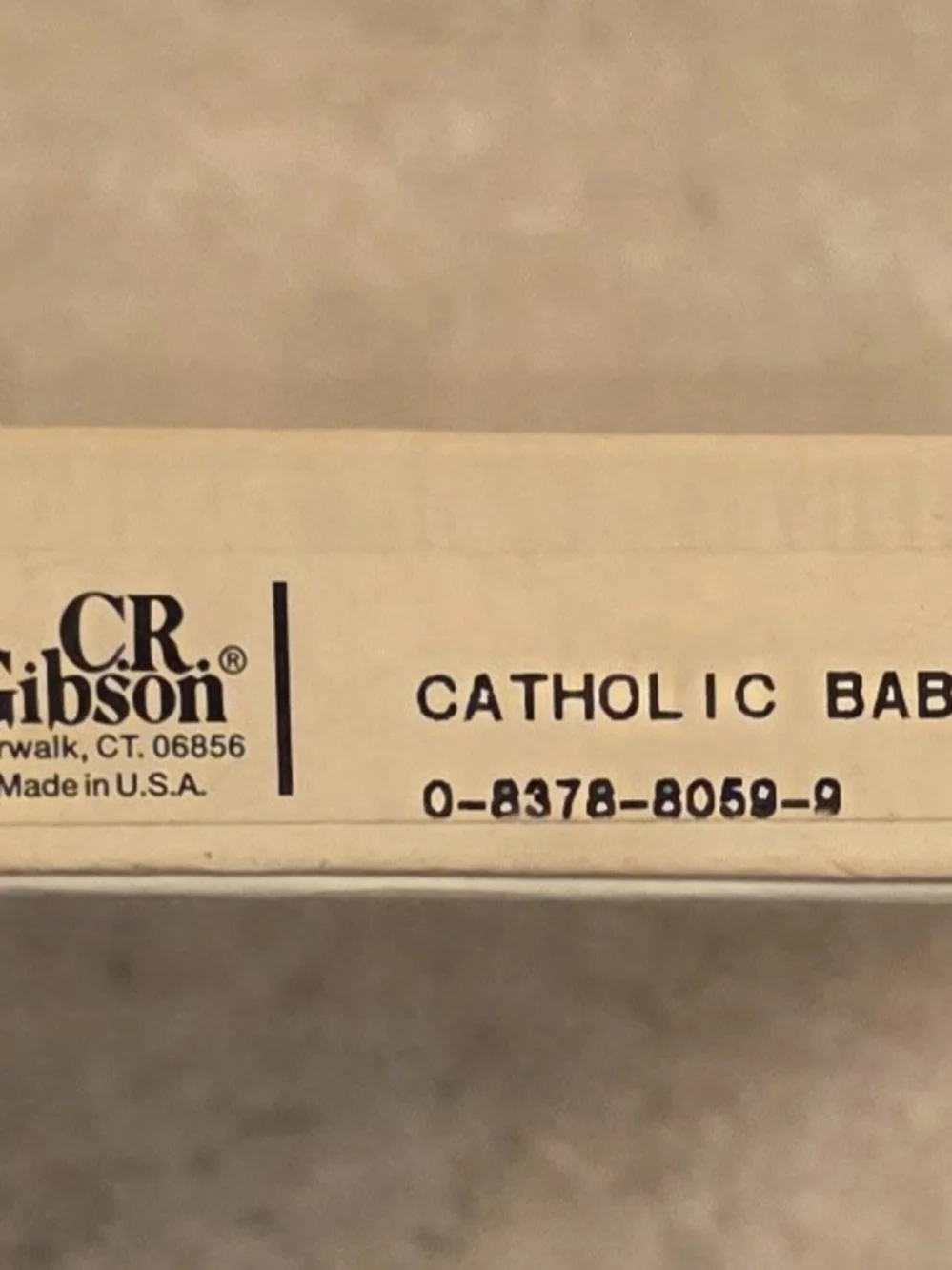 *Brand New* Vintage 1984 C.R. Gibson Catholic Baby Memory Book Keepsake